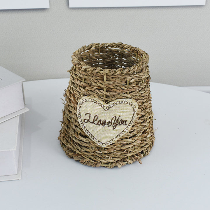 Handcrafted Natural Woven Storage Basket Stornfield