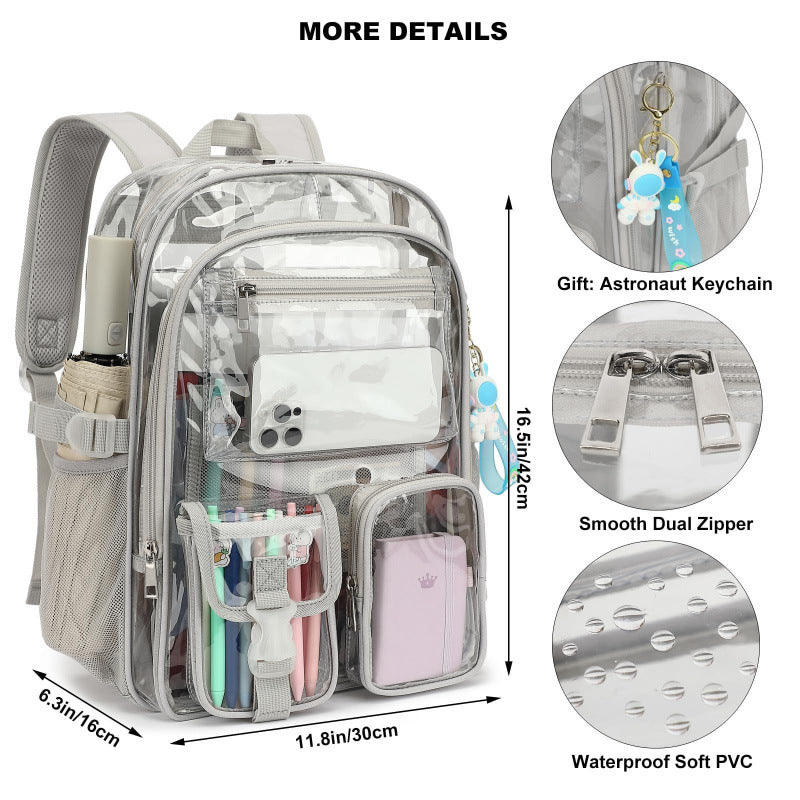 Transparent Multifunctional Backpack Bag Stornfield