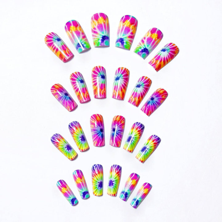 Creative Nail Art In Psychedelic Design Stornfield