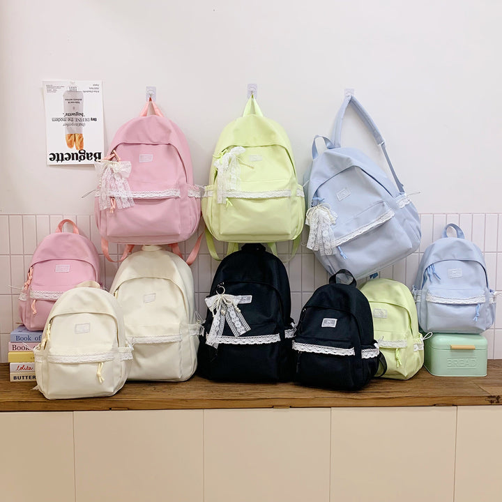 Elegant Lace-Trimmed Daily Backpack Stornfield