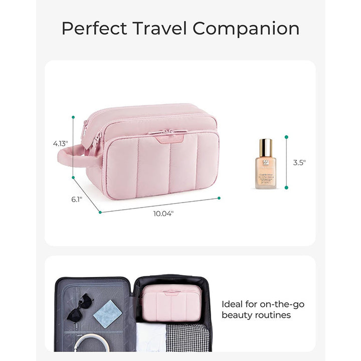 Cosmetic Organizer Bag with Multiple Compartments and Removable Interior Compartment Stornfield