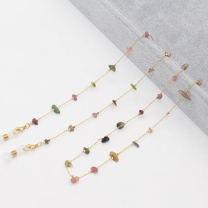Elegant Crystal-Embellished Eyewear Chain Stornfield