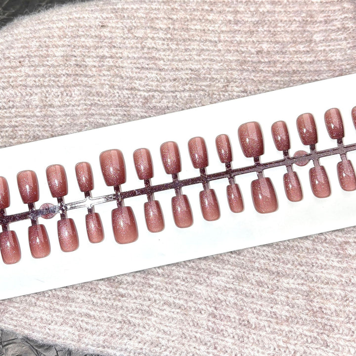 Glamorous Glitter-Infused Press-On Nail Set
