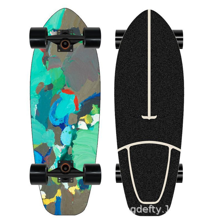 Artistic Lion Design Skateboard Stornfield
