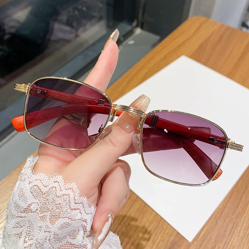 Ladies sunglasses with luxurious wooden frame Stornfield