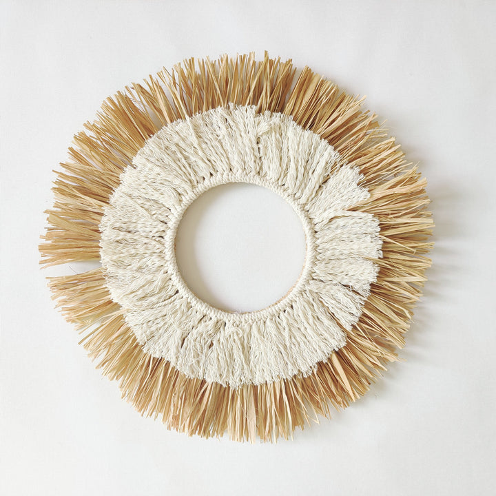 Decorative wall mirror in sunray design Stornfield