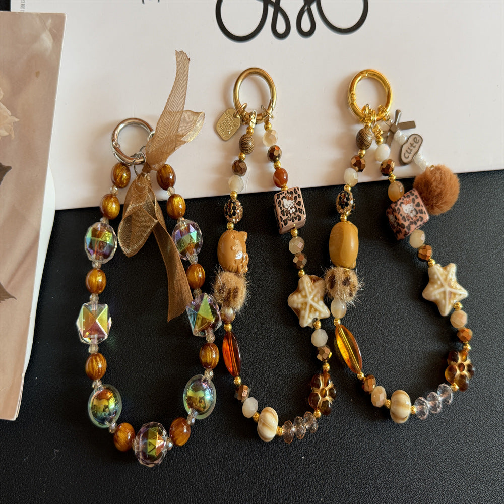 Decorative Beaded Charm Keychain Stornfield 1790135438
