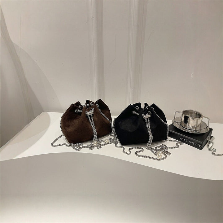 Stylish Drawstring Chain Bag