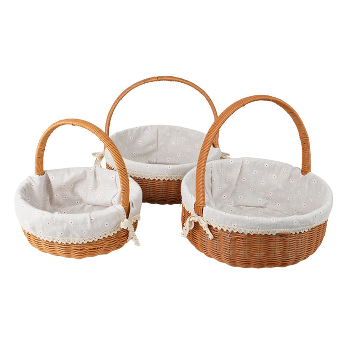 Decorative Round Woven Basket Stornfield