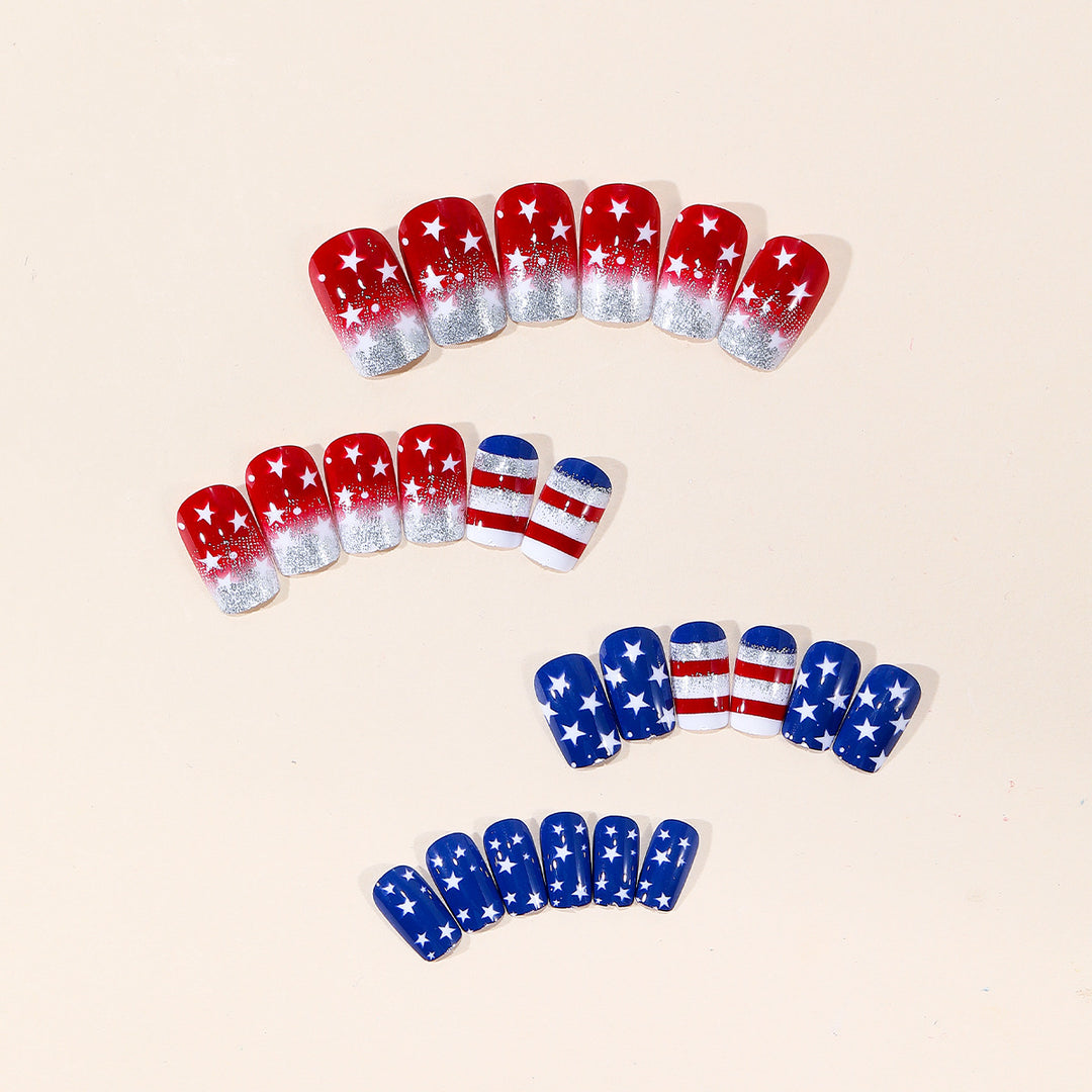 Patriotic Nail Art Decorations Stornfield