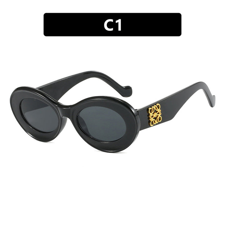 Ladies elegant curved sunglasses Stornfield
