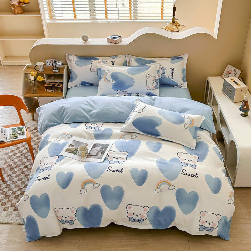 Modern Graphic Print Bedding Set
