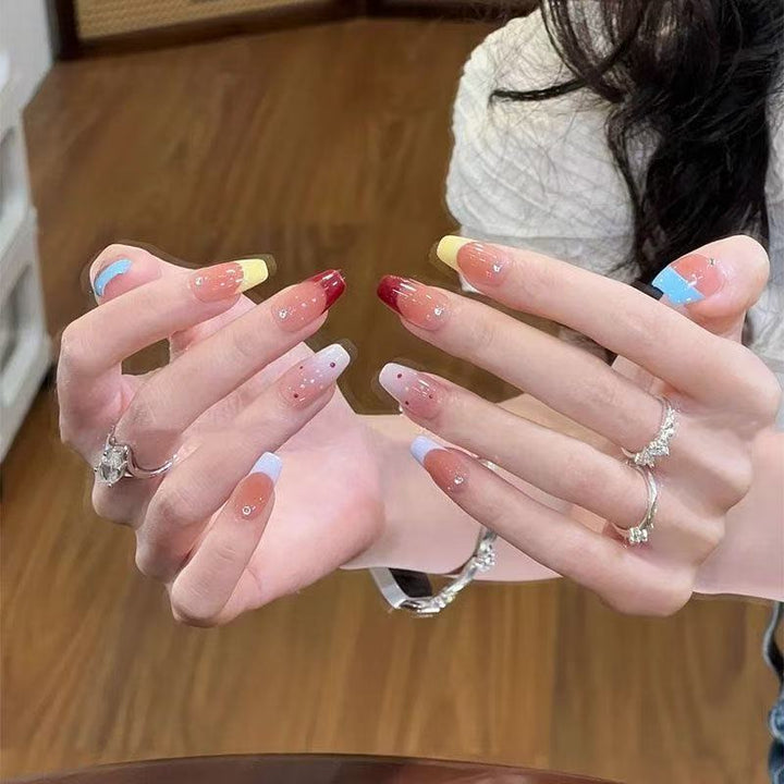 Artistic Press-On Nail Art Set