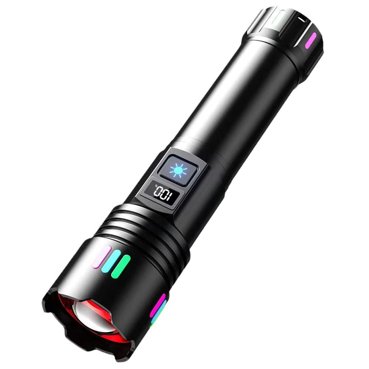 High-Performance Rechargeable LED Flashlight with Adjustable Modes Stornfield