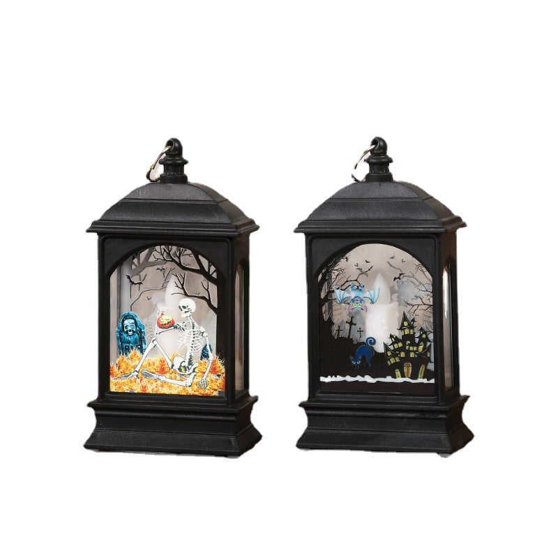 Nostalgic Lantern with Halloween Motif Stornfield