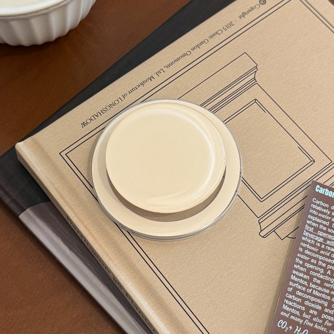 Elegant beef coaster made of high-quality glass Stornfield