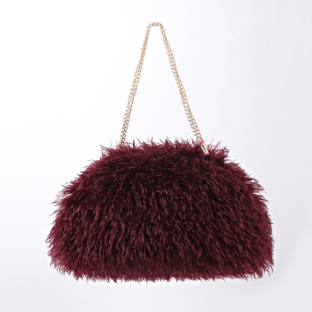 Fluffy Furry Handheld Bag