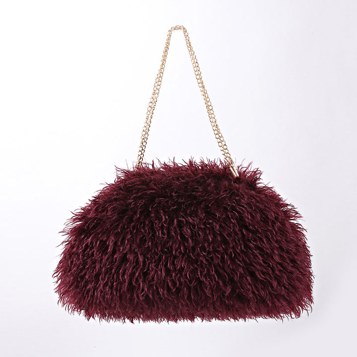 Fluffy Furry Handheld Bag