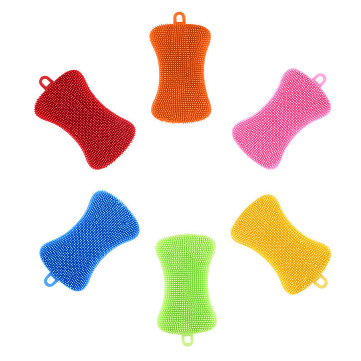 Silicone cleaning sponge with ergonomic design Stornfield
