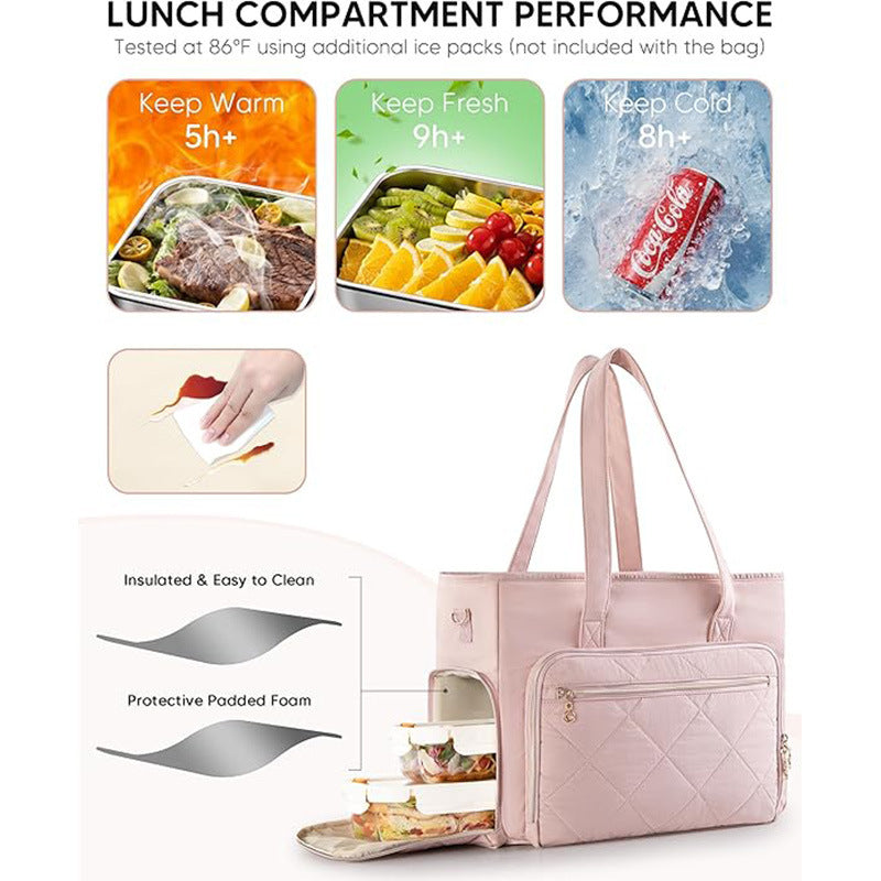 Multifunctional storage bag with insulated compartment Stornfield
