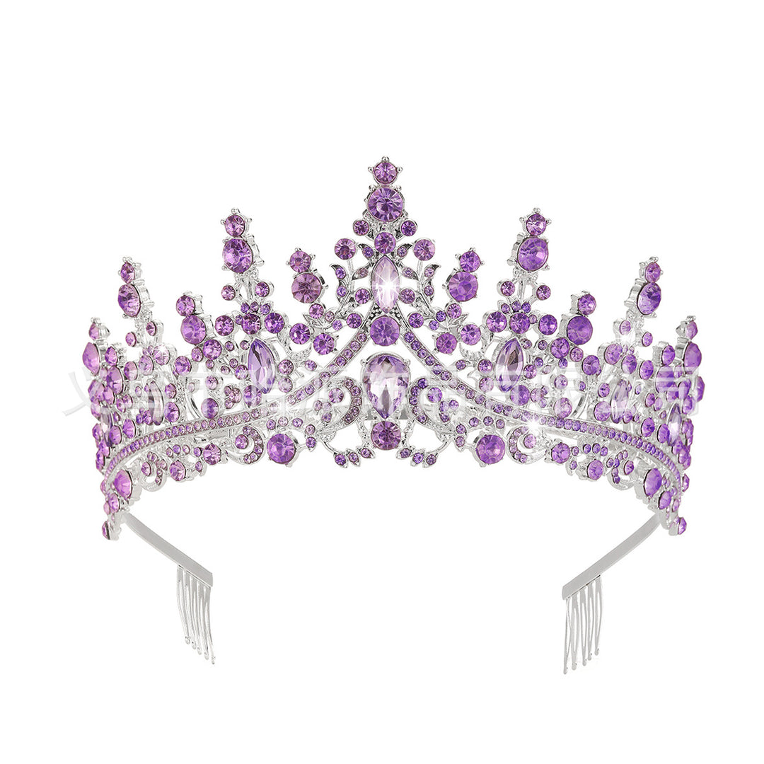 Ladies Rhinestone Tiara with Sparkling Gemstones Stornfield