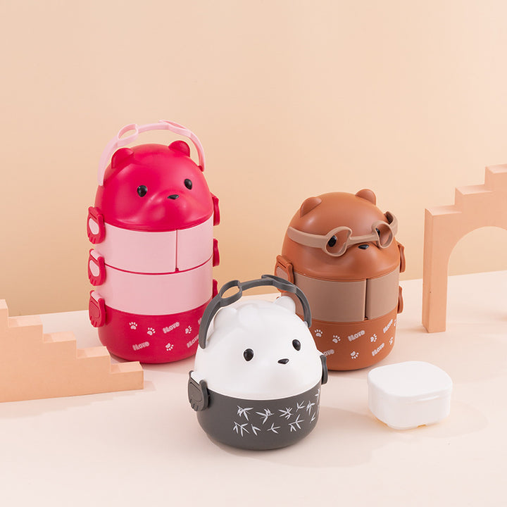 Cute Panda-Themed Food Storage Container