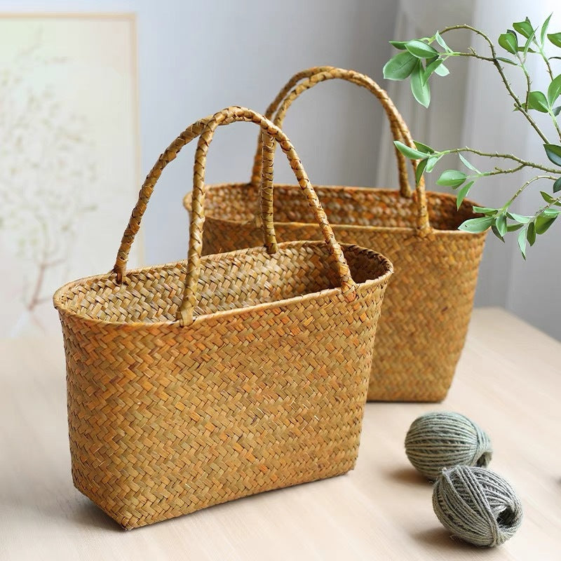 Women's Natural Woven Tote Stornfield
