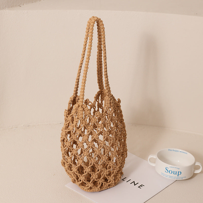 Macrame Tote Bag with Unique Lacing Stornfield