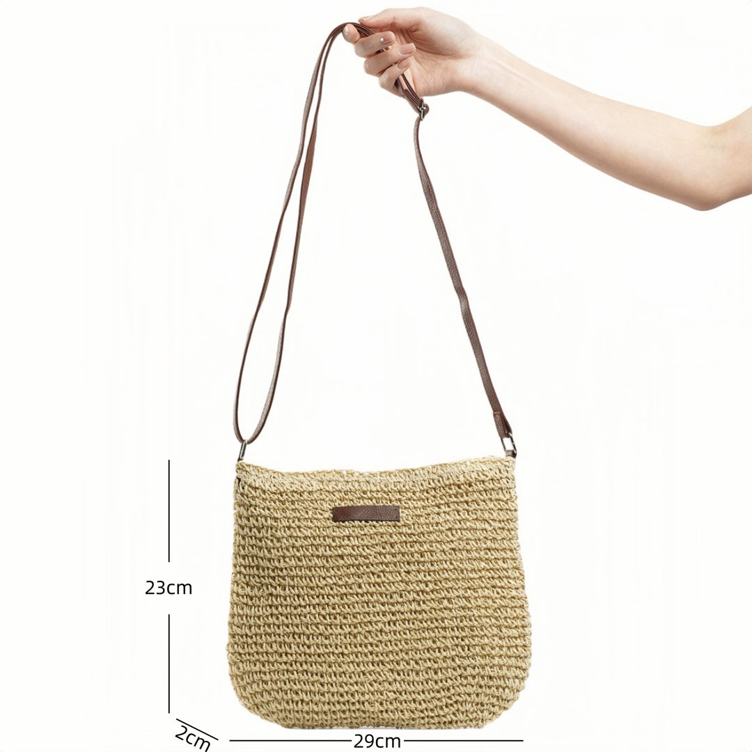 Handcrafted Rattan Crossbody Bag Stornfield