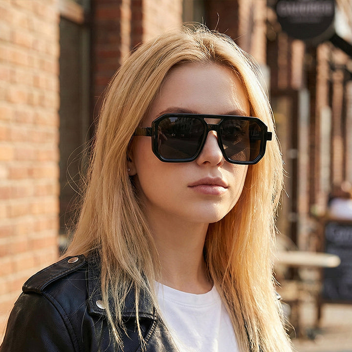 Women’s Geometric Sunglasses with Stylish Pattern Stornfield