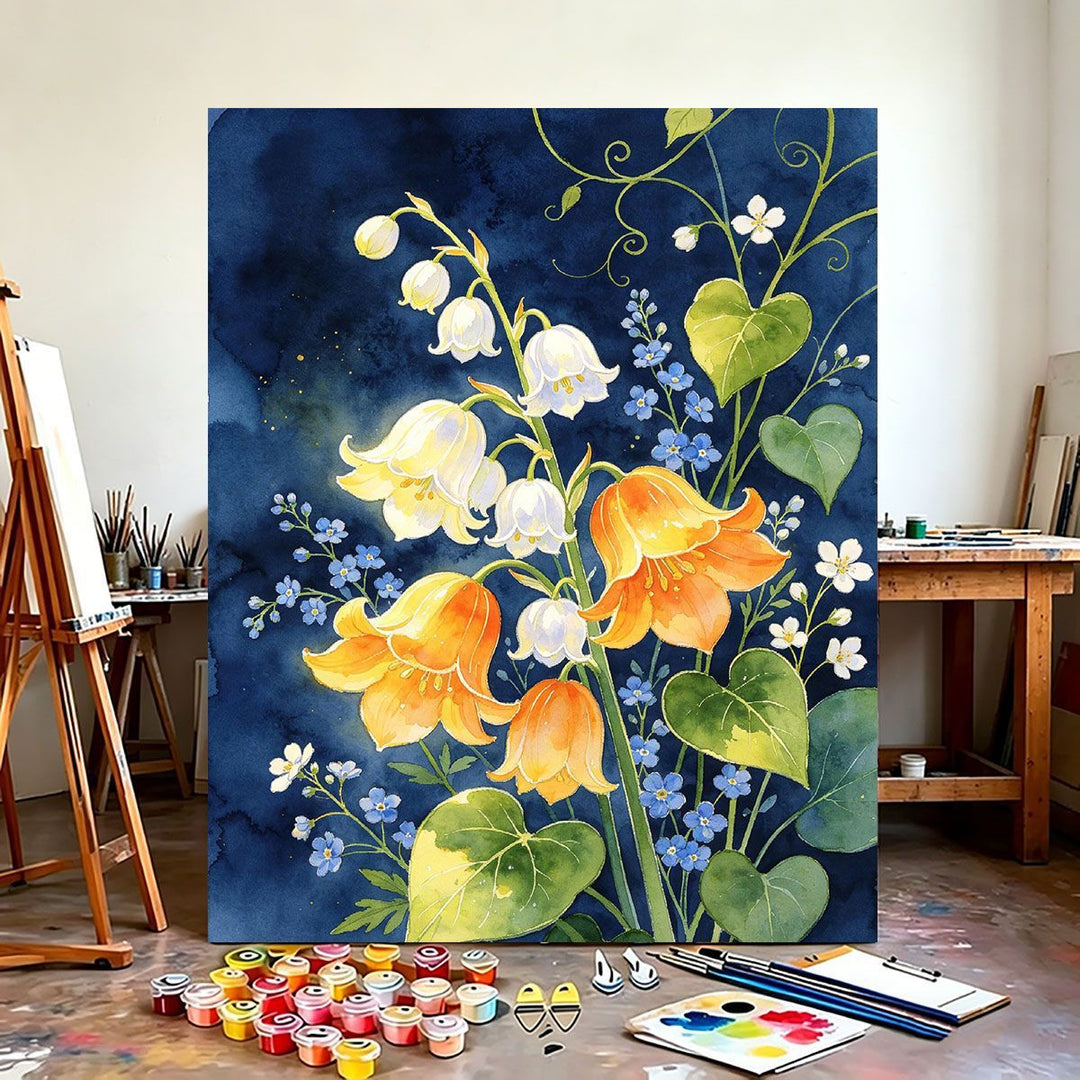 Floral-Theme Wall Art Canvas Print Stornfield