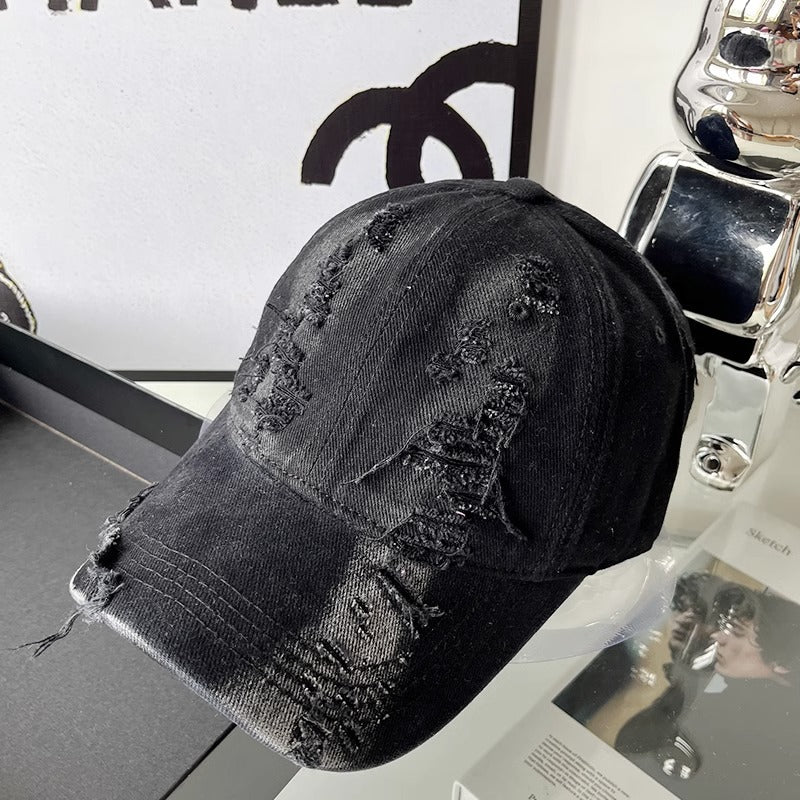 Women's Distressed Vintage-Inspired Baseball Cap Stornfield
