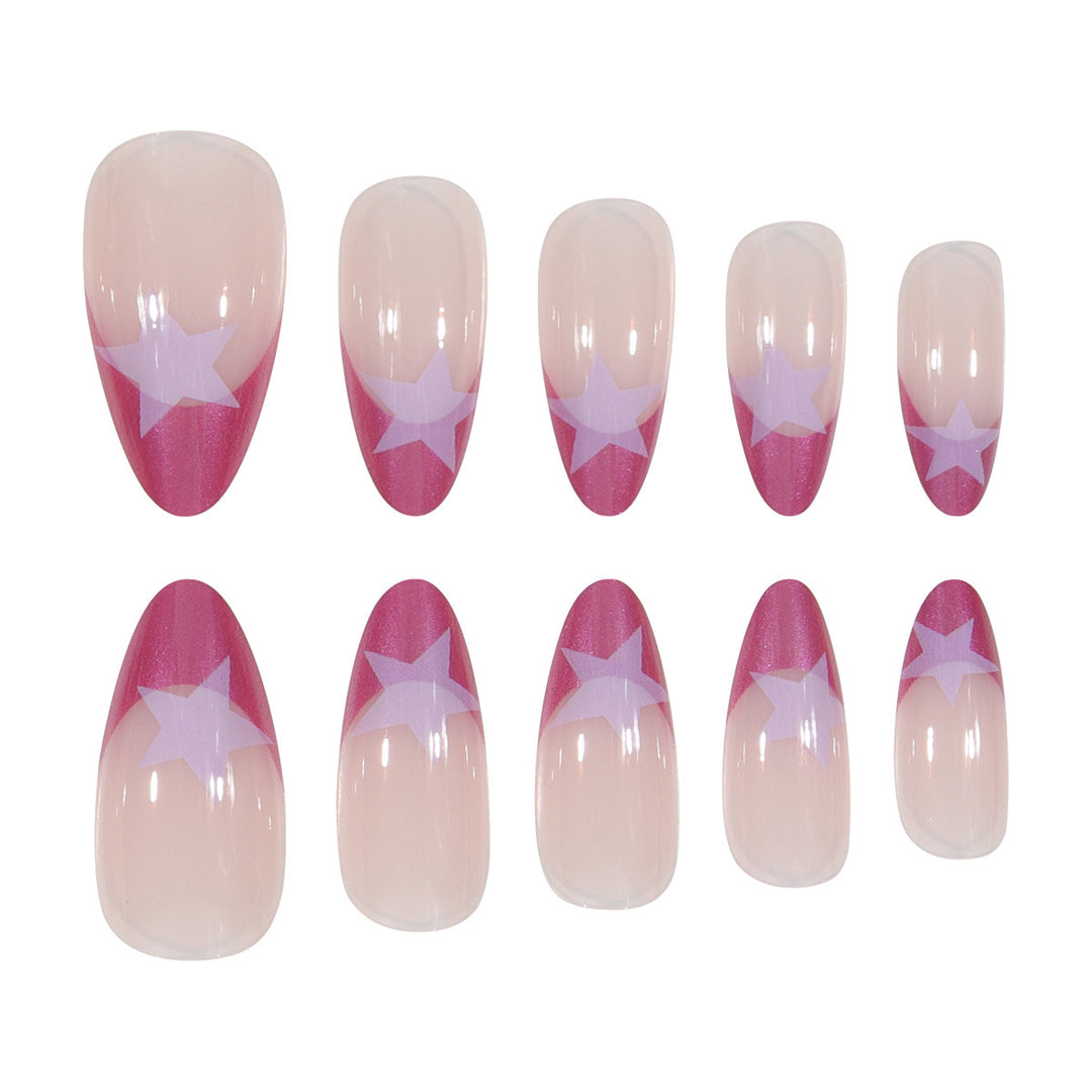 Star-Detail Stiletto Press-On Nails Stornfield