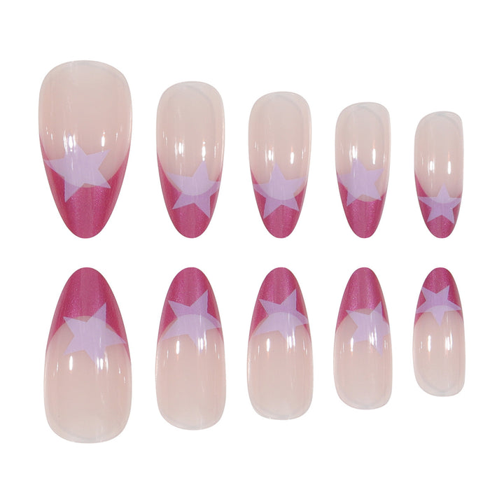 Star-Detail Stiletto Press-On Nails Stornfield