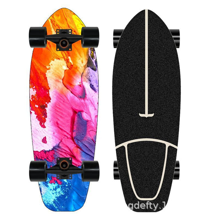 Artistic Lion Design Skateboard Stornfield