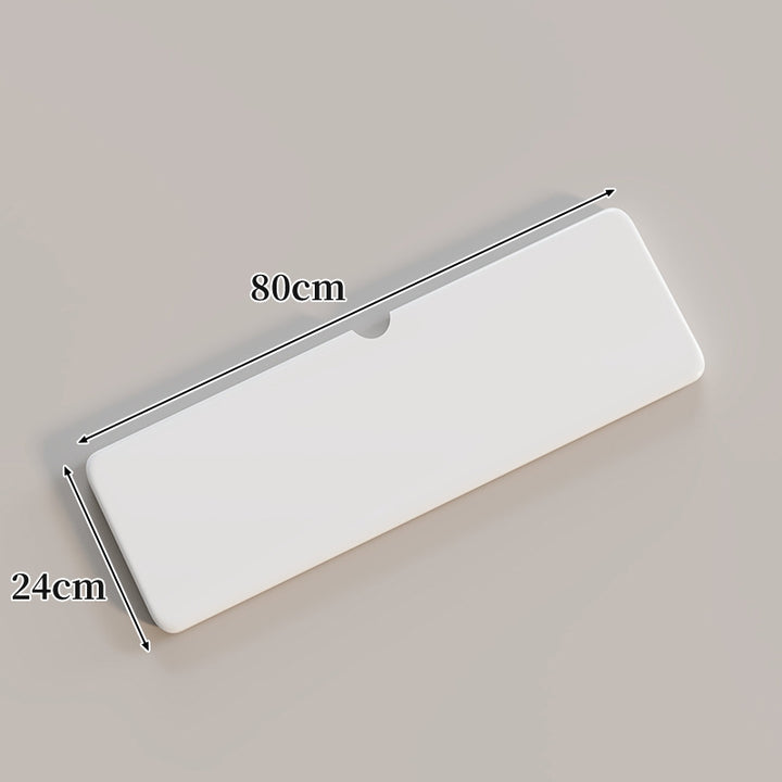 Ergonomic Solid Wood Keyboard Palm Rest with Cable Notch