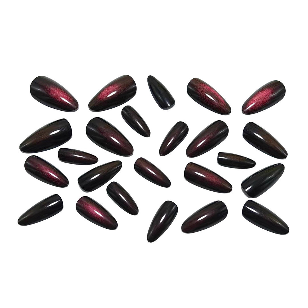 Artificial nails with high-gloss finish and gradient Stornfield