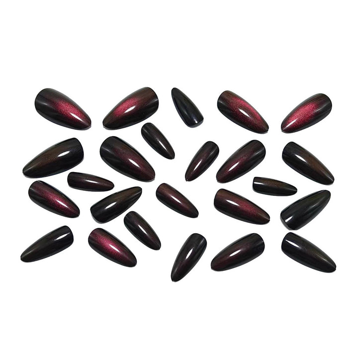 Artificial nails with high-gloss finish and gradient Stornfield