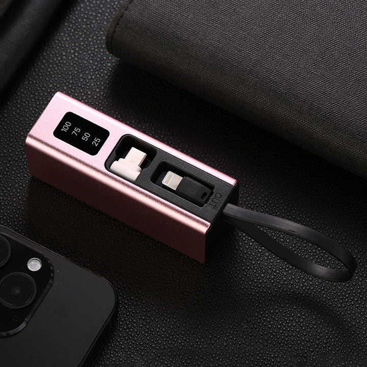 Multifunctional charger with integrated USB cable and LED display Stornfield