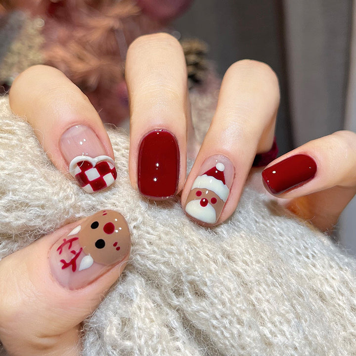 Fun Character-Themed Press-On Nail Art Stornfield