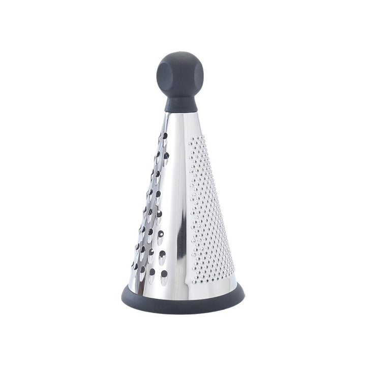Ergonomic stainless steel kitchen grater with non-slip handle Stornfield