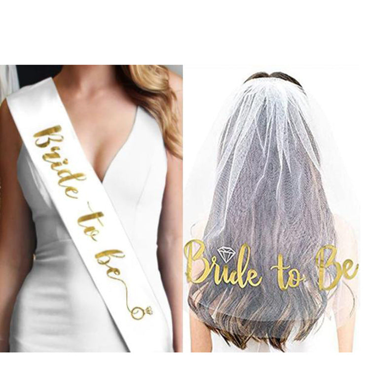 Ladies' Decorative Headband with "Bride" Inscription Stornfield