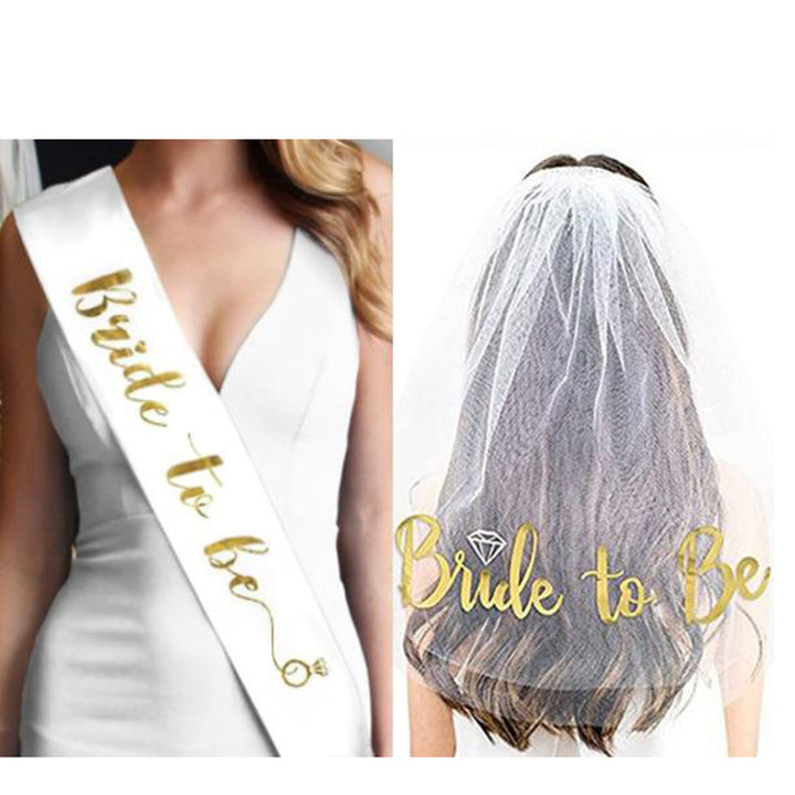 Ladies' Decorative Headband with "Bride" Inscription Stornfield