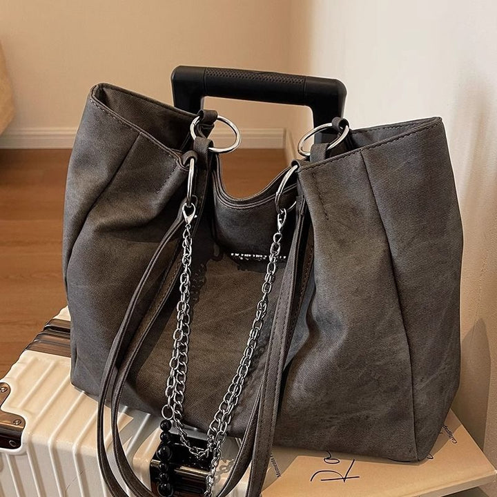 Spacious Soft Faux Leather Tote Bag Stornfield