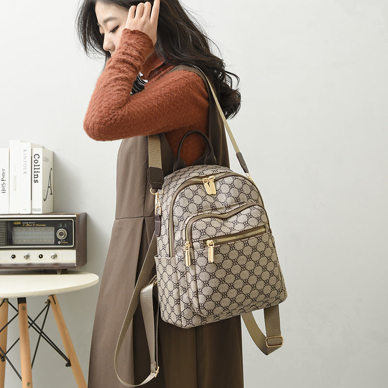 Chic Multi-Pocket Quilted Backpack Stornfield