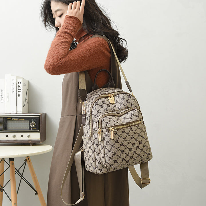 Chic Multi-Pocket Quilted Backpack Stornfield