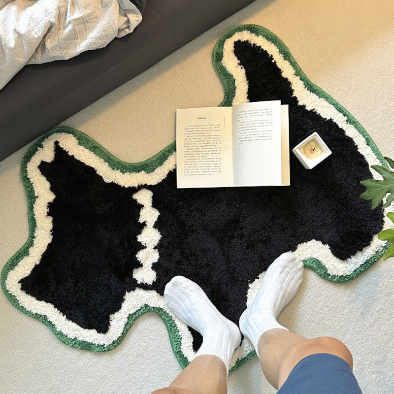 Dog-Shaped Area Rug