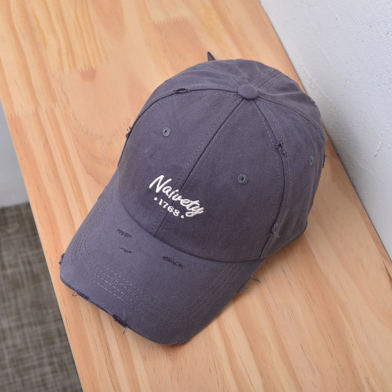 Men's Distressed Vintage Cotton Baseball Cap Stornfield