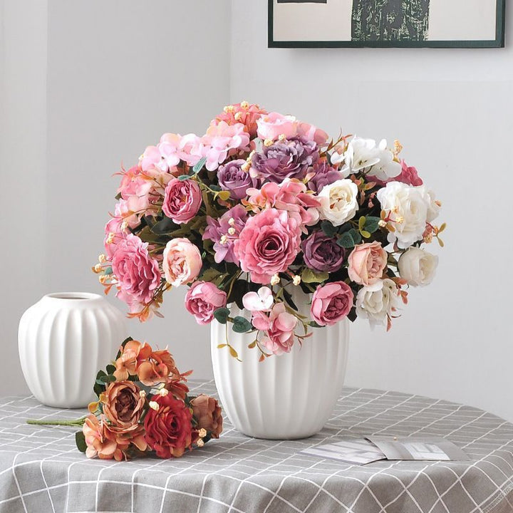 Elegant Artificial Flower Arrangement for Interior Decor