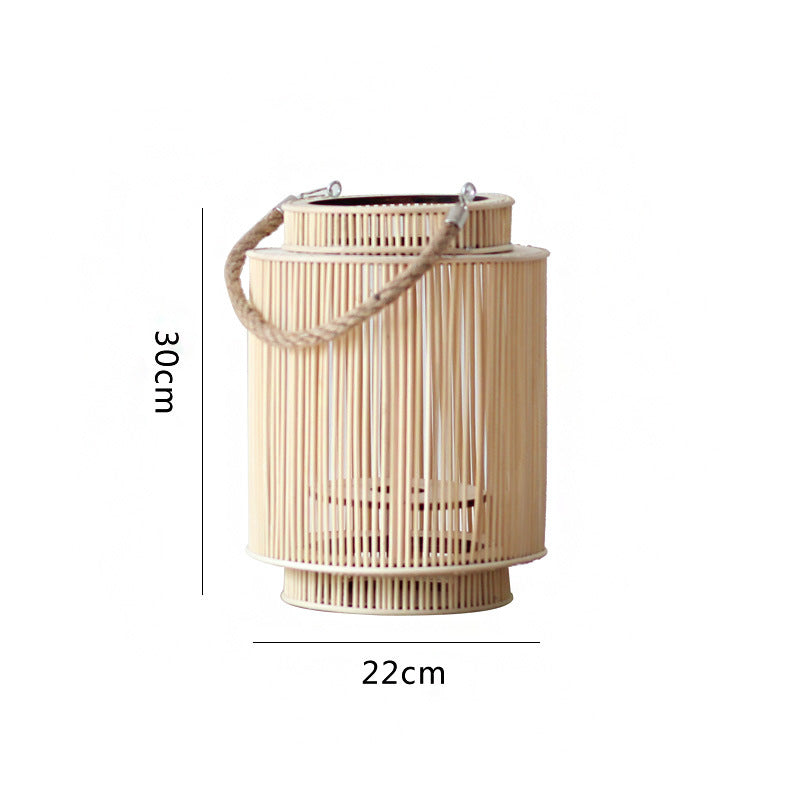 Decorative Rattan Lantern Stornfield